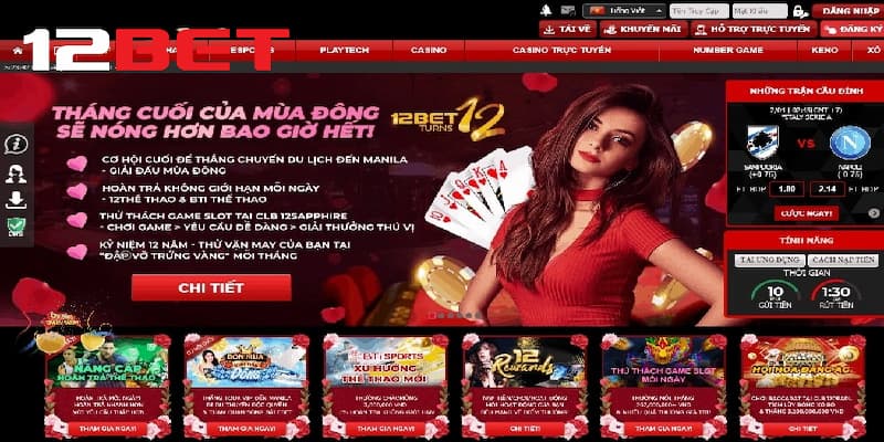 Lý do mà anh em nên tham gia chơi 12 bet